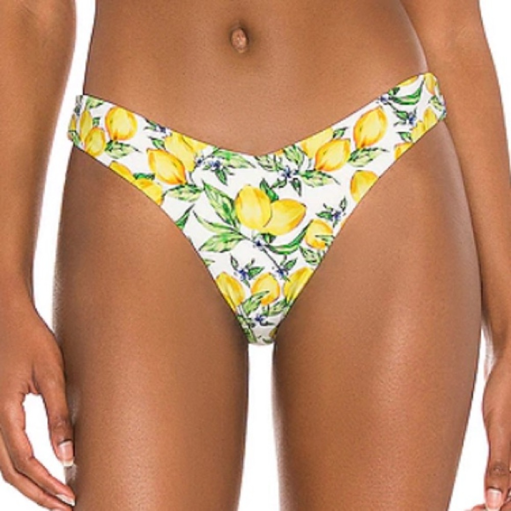 We Wore What Lemons All Over Delilah Bikini bottoms